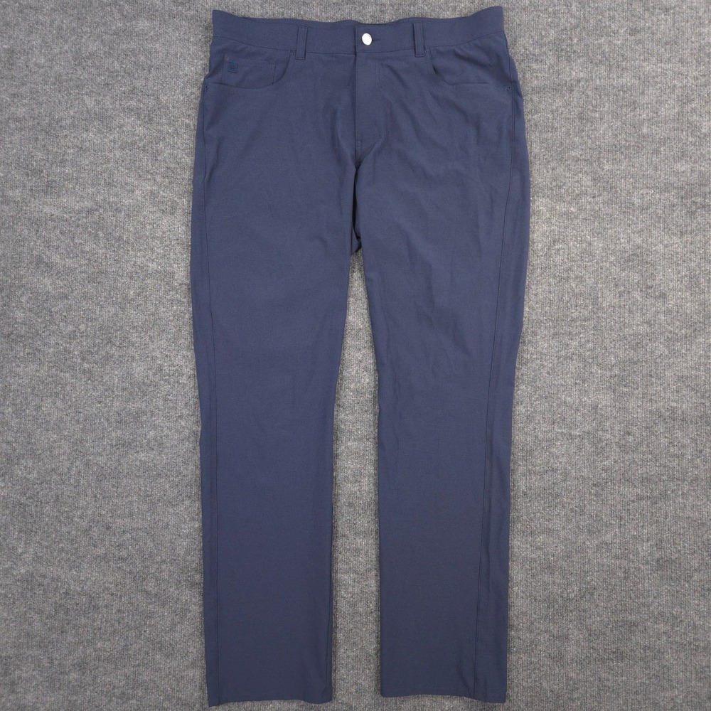 Peter Millar Crown Sport Jackson Performance Five-Pocket Pants Mens 36X32 Navy